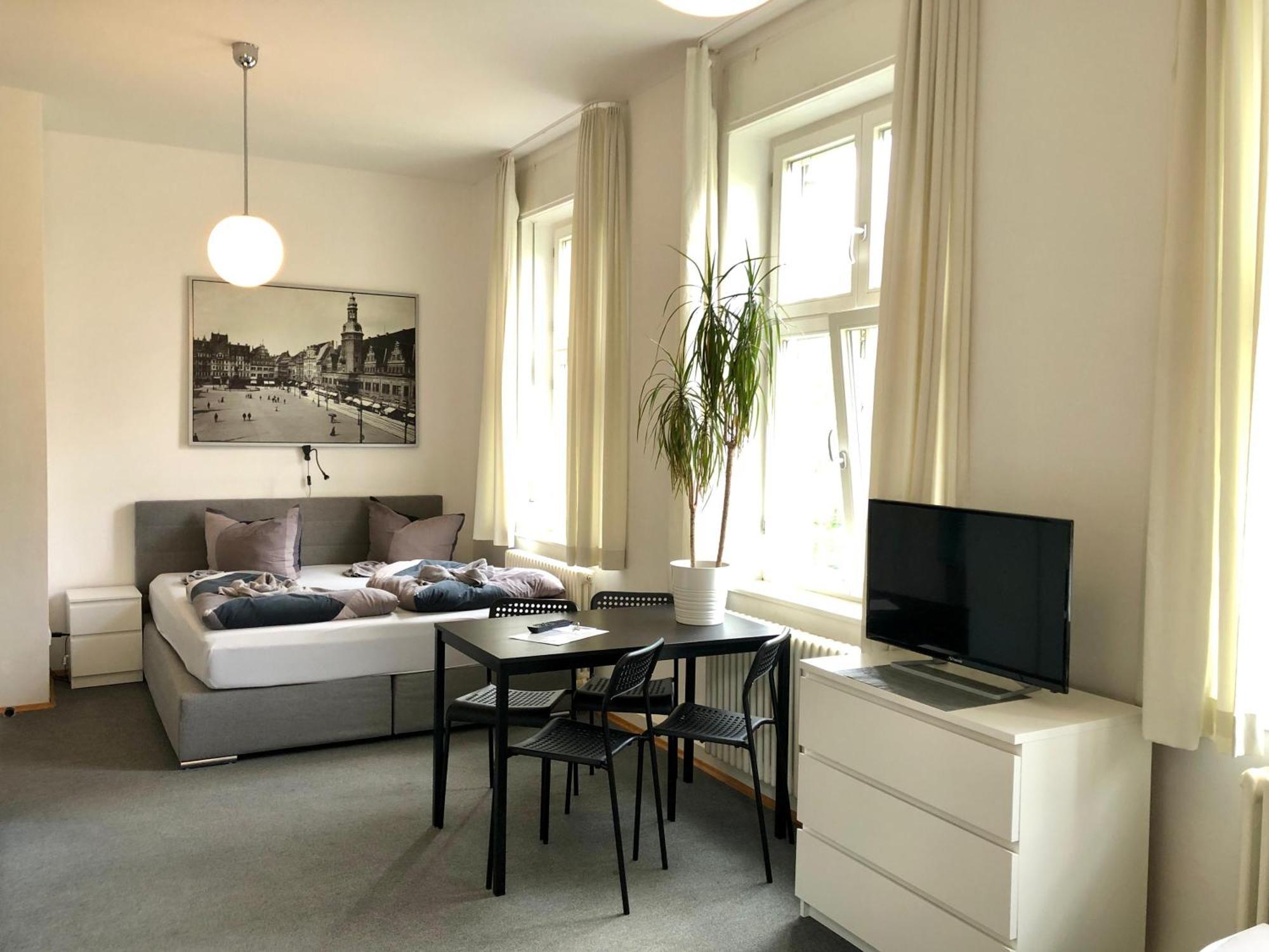 Ferienwohnungen Und Apartmenthaus Halle Saale - Villa Mathilda Rum bild